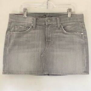 7 For All Mankind Roxy Denim Skirt